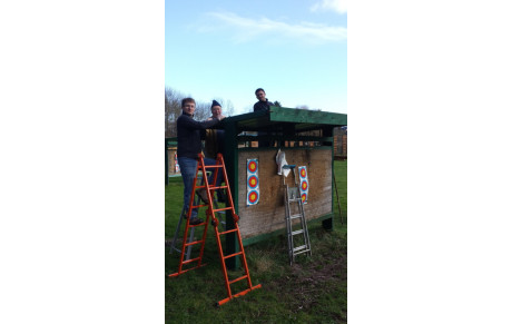 Réparations au terrain