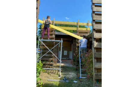 journée de travaux au terrain extérieur